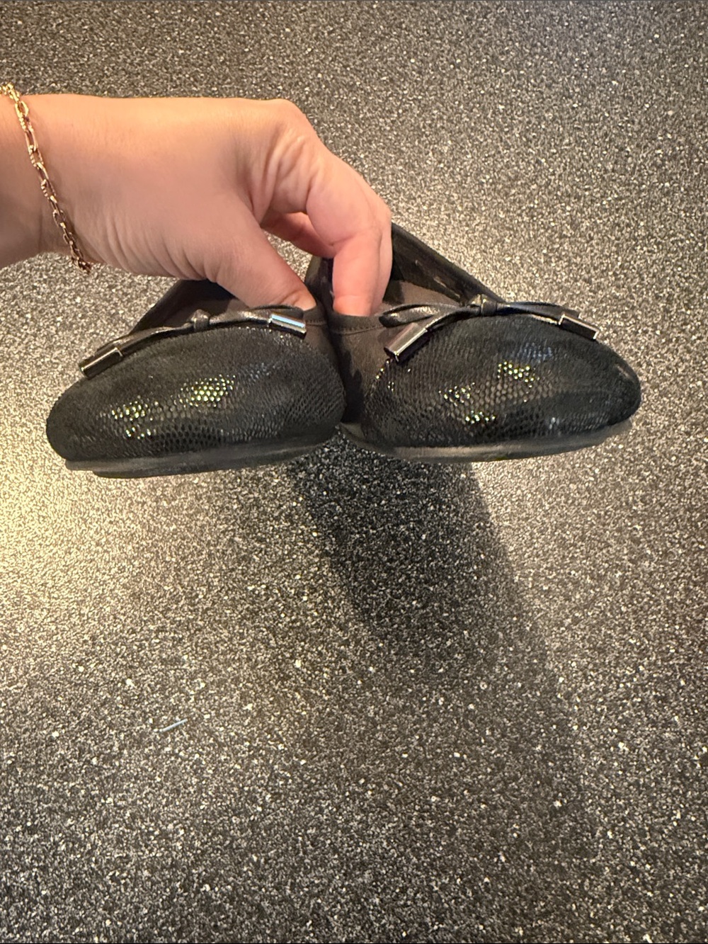 Vionic Black Women's Minna Ballet Flats with Bow Accent - size 8 - Picture 7 of 7